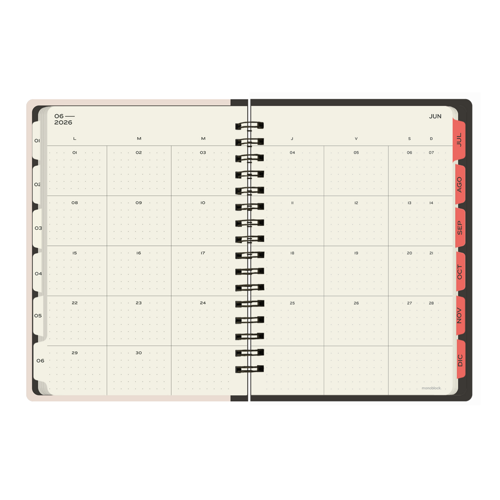 PREVENTA - Agenda semanal 2026 Monoblock - Makers