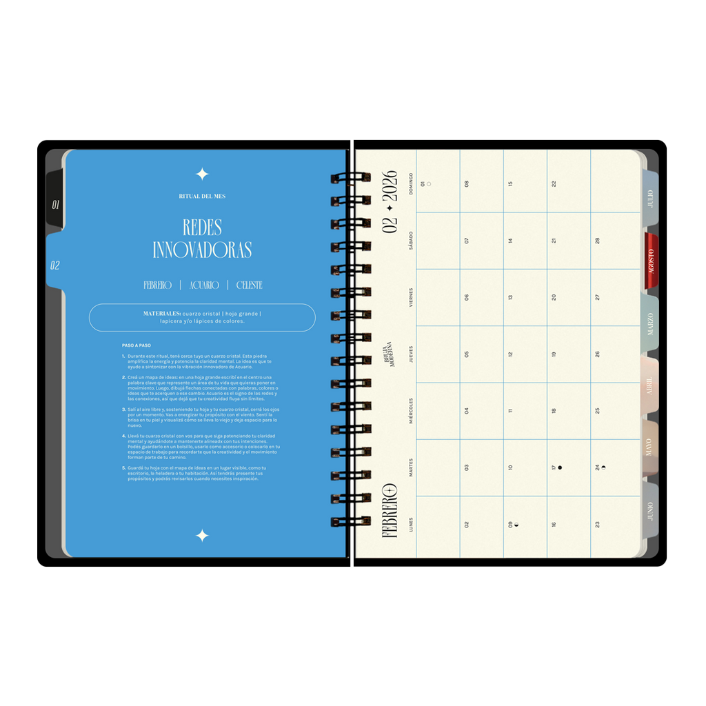 PREVENTA - Agenda diaria 2026 Monoblock - Bruja Moderna