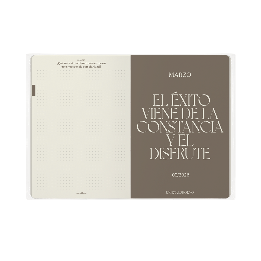 PREVENTA - Agenda 2026 Monoblock - Journal Sessions