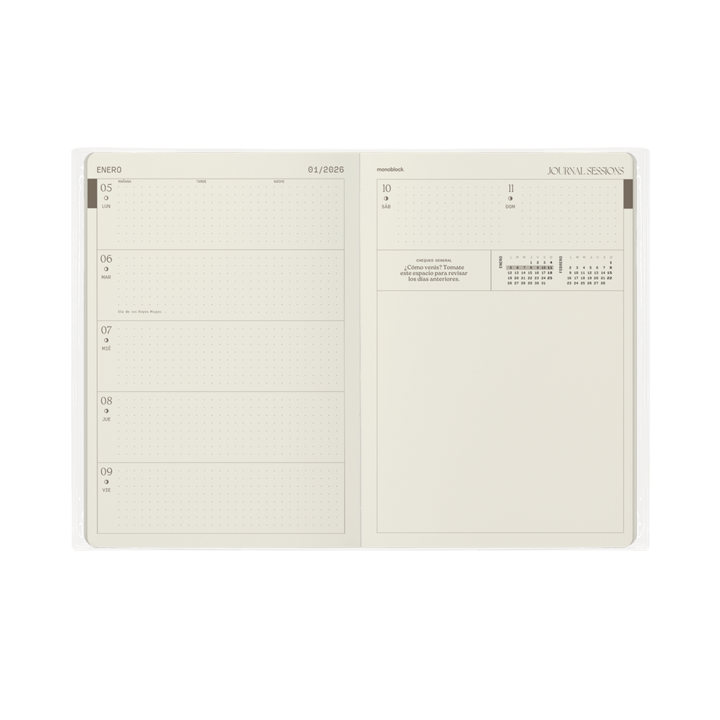 PREVENTA - Agenda 2026 Monoblock - Journal Sessions