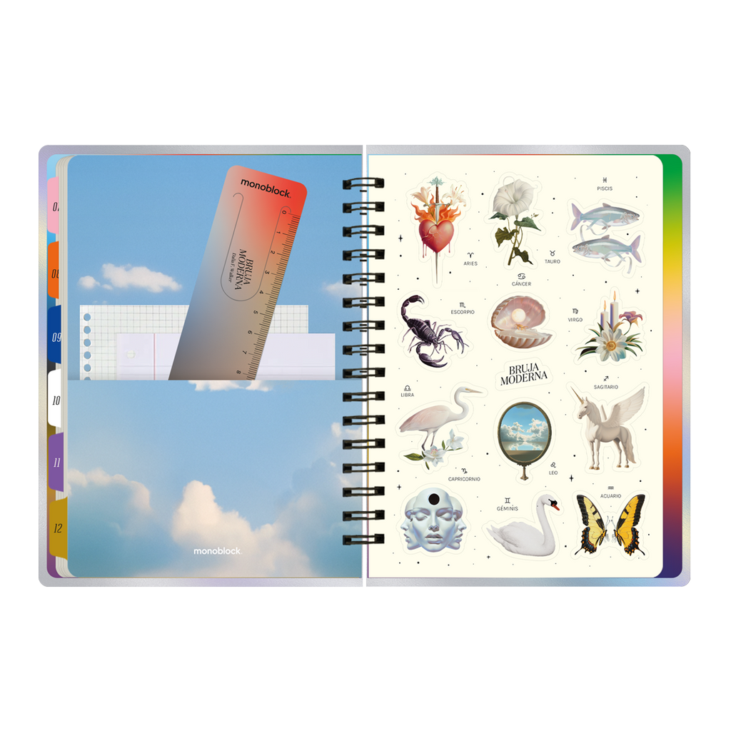 PREVENTA - Agenda diaria 2026 Monoblock - Bruja Moderna