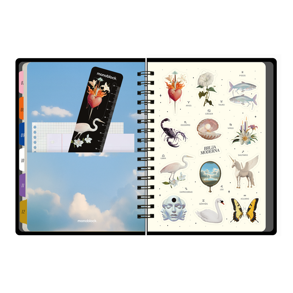 PREVENTA - Agenda diaria 2026 Monoblock - Bruja Moderna