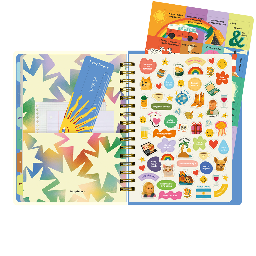 PREVENTA - Agenda Diaria 2026 Monoblock - Happimess