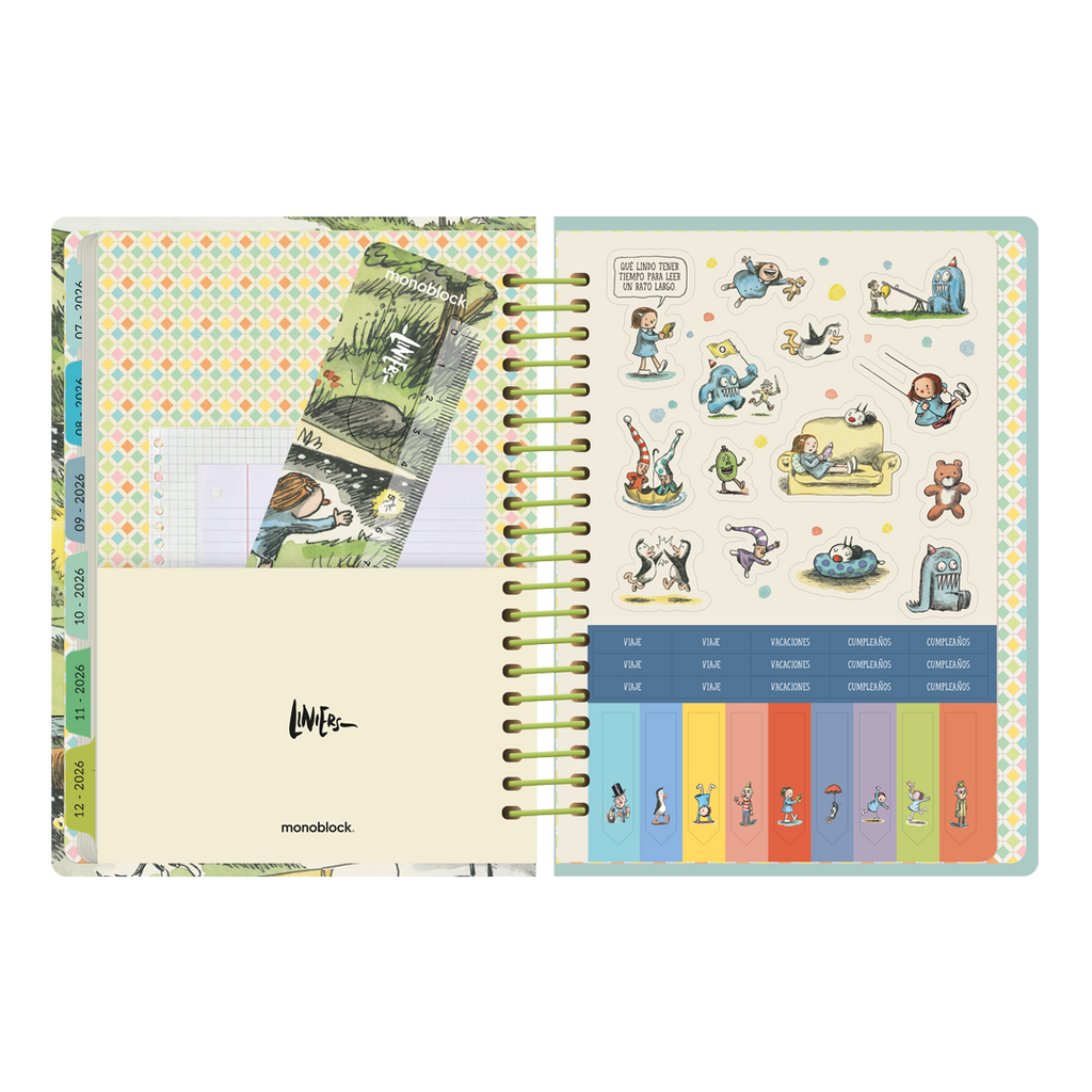 PREVENTA - Agenda Diaria 2026 Monoblock - Macanudo por Liniers
