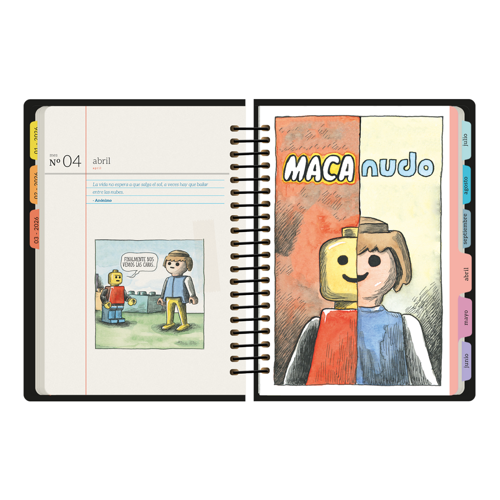 PREVENTA - Agenda Diaria 2026 Monoblock - Macanudo por Liniers