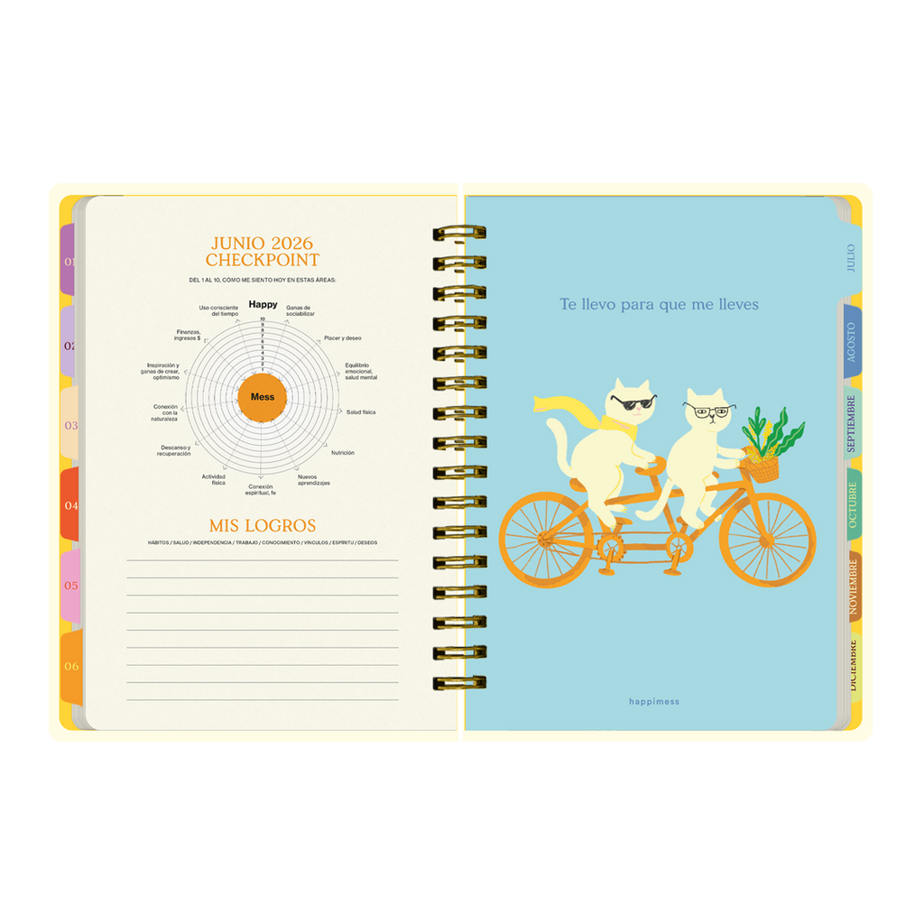 PREVENTA - Agenda Diaria 2026 Monoblock - Happimess