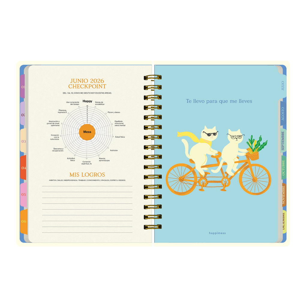 PREVENTA - Agenda Semanal 2026 Monoblock - Happimess