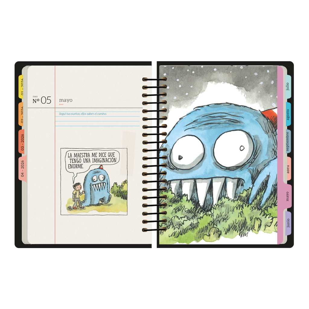 PREVENTA - Agenda Diaria 2026 Monoblock - Macanudo por Liniers