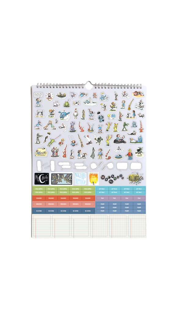 PREVENTA - Calendario Pared 2026 Monoblock - Macanudo