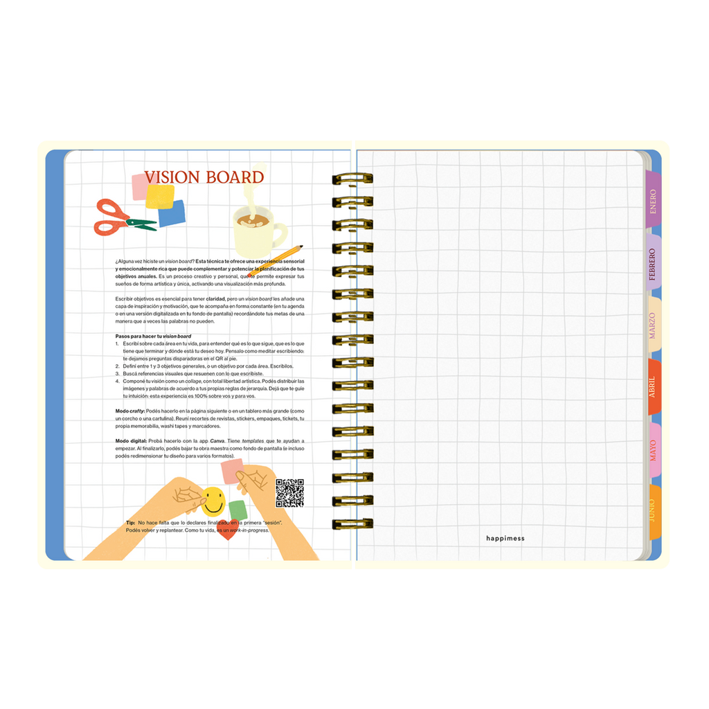 PREVENTA - Agenda Semanal 2026 Monoblock - Happimess